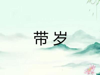 带岁