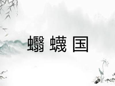 蠮蠛国