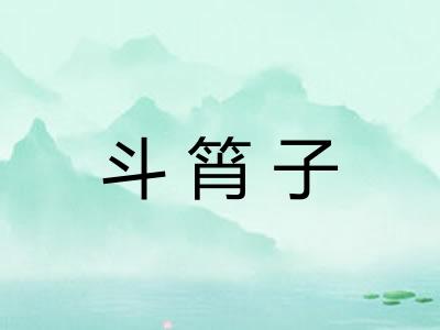 斗筲子