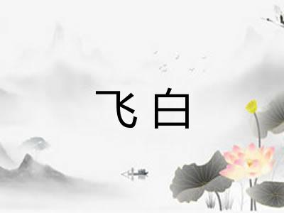 飞白