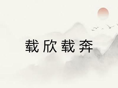 载欣载奔