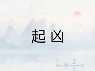 起凶