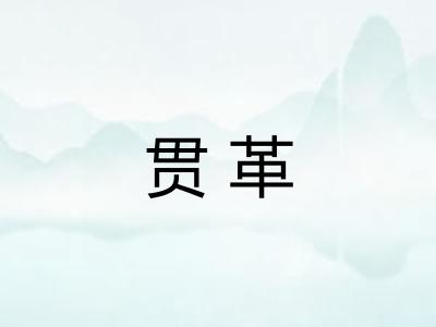 贯革