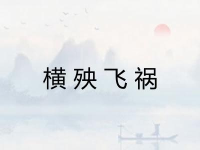 横殃飞祸