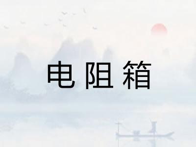 电阻箱