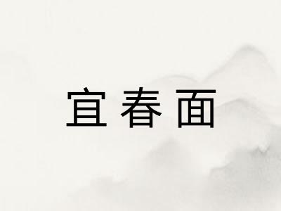 宜春面