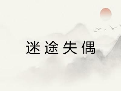 迷途失偶