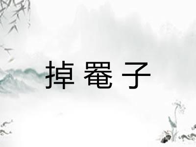 掉罨子