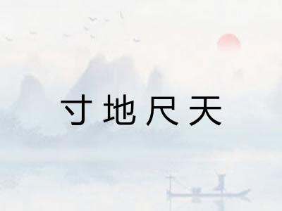 寸地尺天