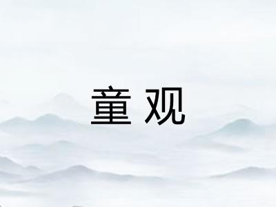童观