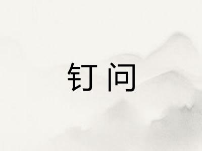 钉问