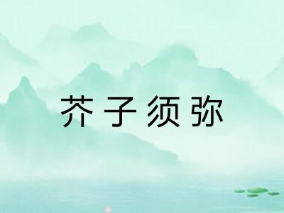 芥子须弥