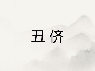丑侪