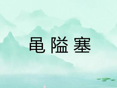 黾隘塞