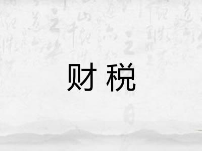 财税
