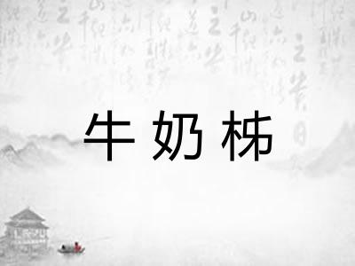 牛奶柹