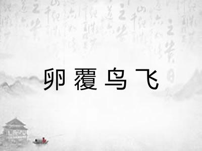 卵覆鸟飞