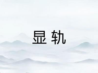 显轨