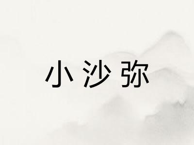 小沙弥