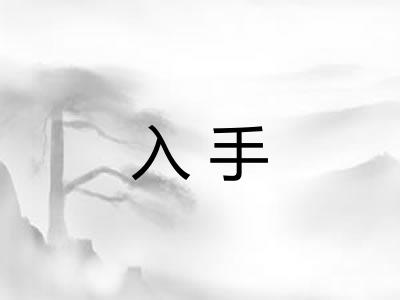 入手