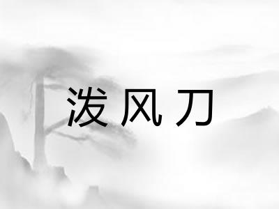 泼风刀