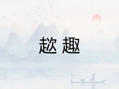 趑趣