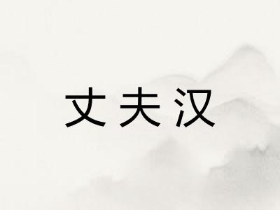 丈夫汉