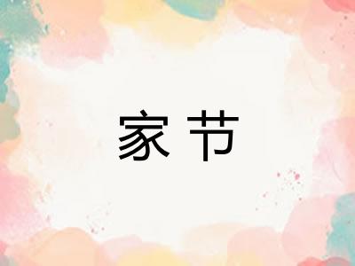 家节