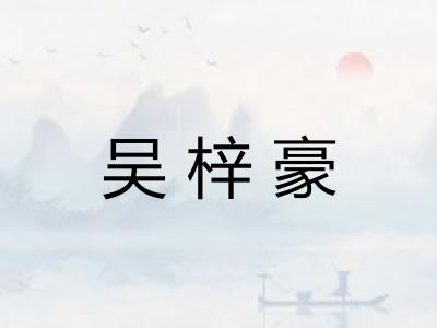 吴梓豪