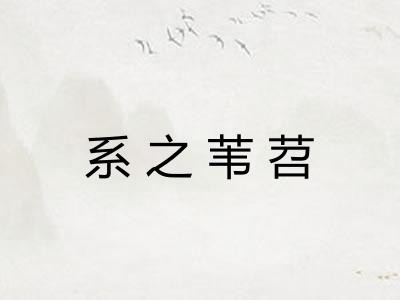 系之苇苕