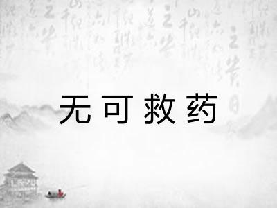 无可救药