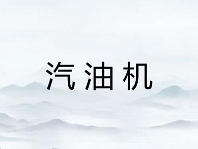 汽油机