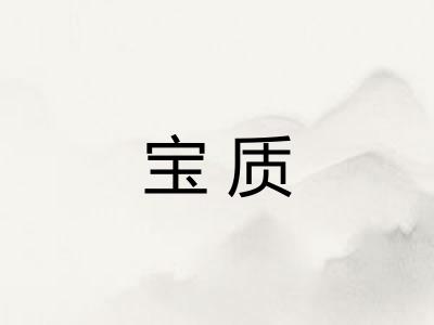 宝质