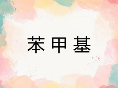 苯甲基