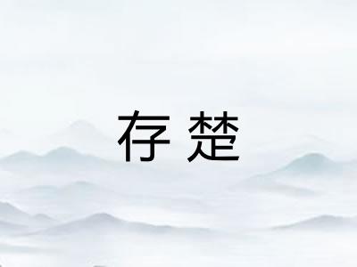 存楚