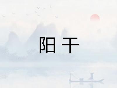 阳干