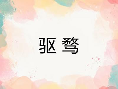 驱骛