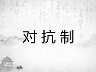 对抗制