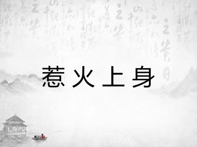 惹火上身