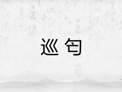 巡匄