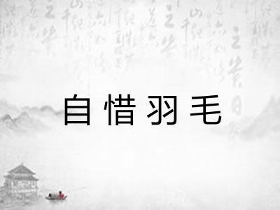 自惜羽毛