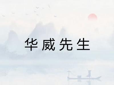 华威先生