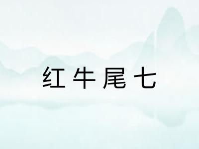 红牛尾七