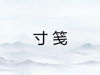 寸笺
