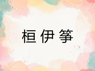 桓伊筝