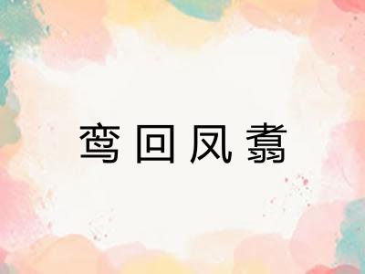 鸾回凤翥