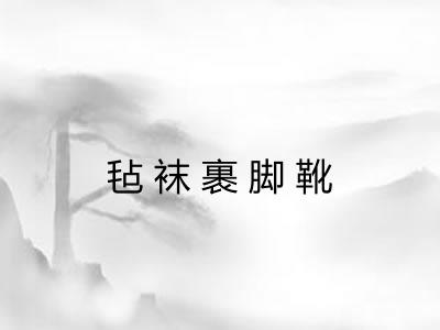 毡袜裹脚靴