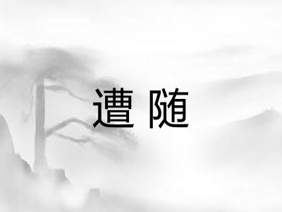 遭随
