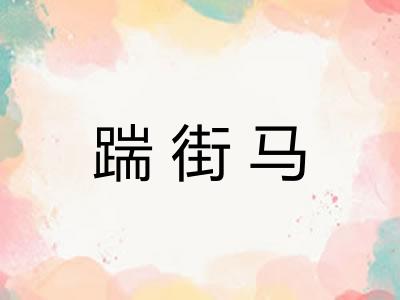 踹街马