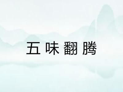 五味翻腾